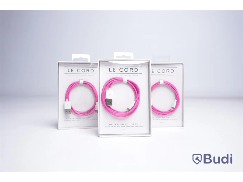 Laddsladd 3st - LE CORD, Premium charge and sync cable. Ny, Obruten förpackning.