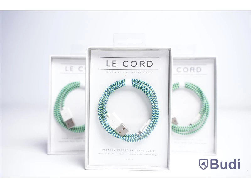 Laddsladd 3st - LE CORD, Premium charge and sync cable. Ny, Obruten förpackning.