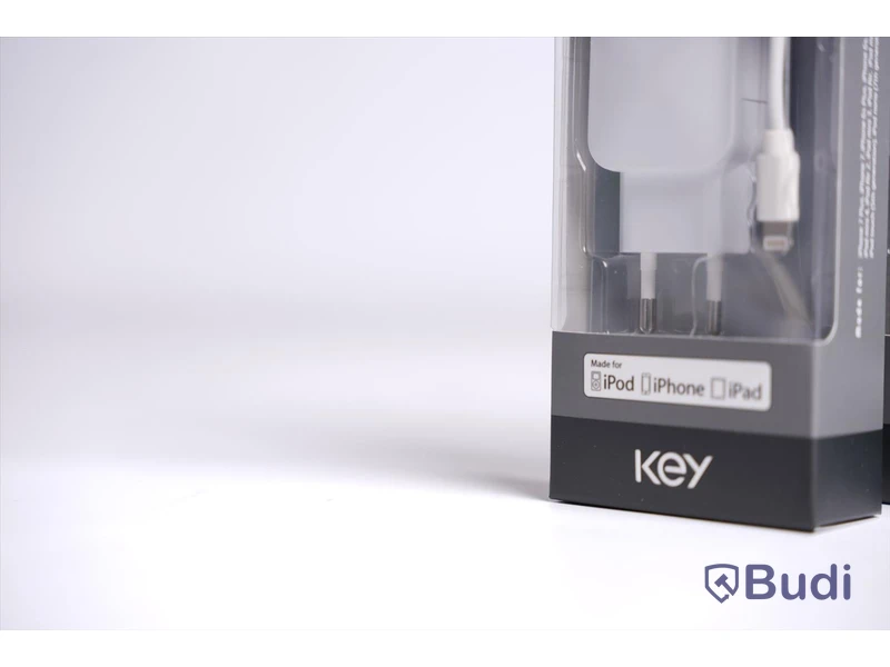 Mobilladdare 4st - Key, Wall Charger With Lightning Cable. Ny, Obruten förpackning.