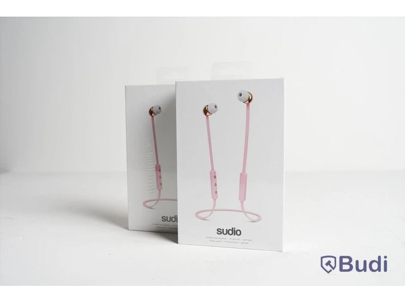 Trådlösa hörlurar 2st - Sudio Vasa Blå (rosa). Ny, Obruten förpackning.