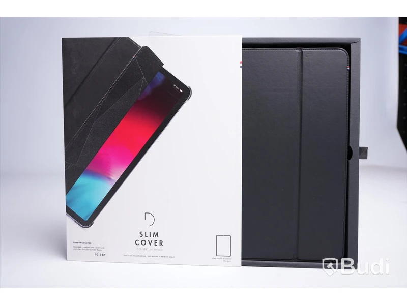Fodral IPad - DECODED, Leather Slim Cover, Svart, IPad Pro 12.9(2020) Ny.