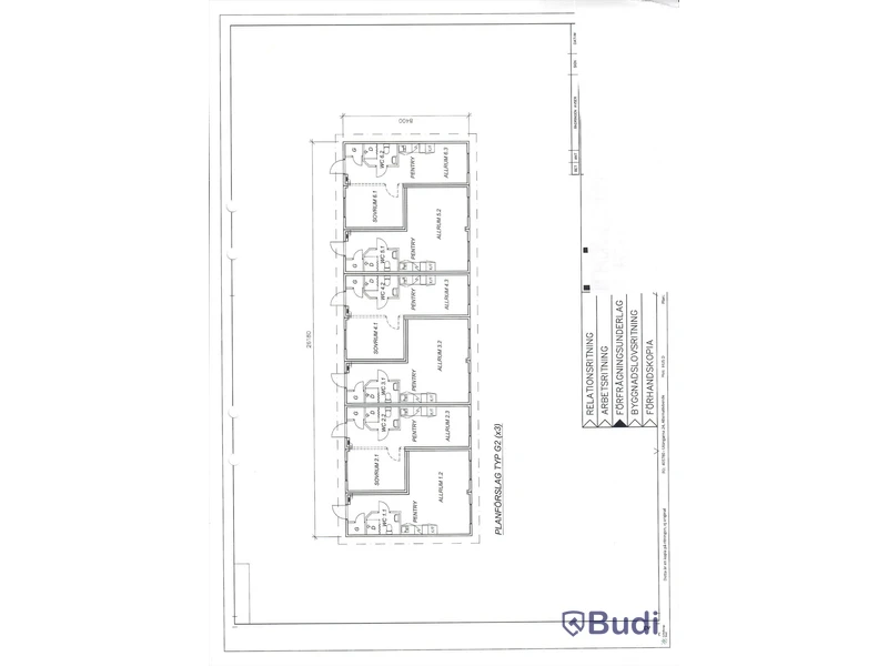 Bostadsenhet, 9st Moelven moduler, 6st lägenheter