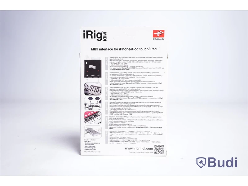 MIDI Interface, iRig MIDI. Ny, Obruten förpackning.