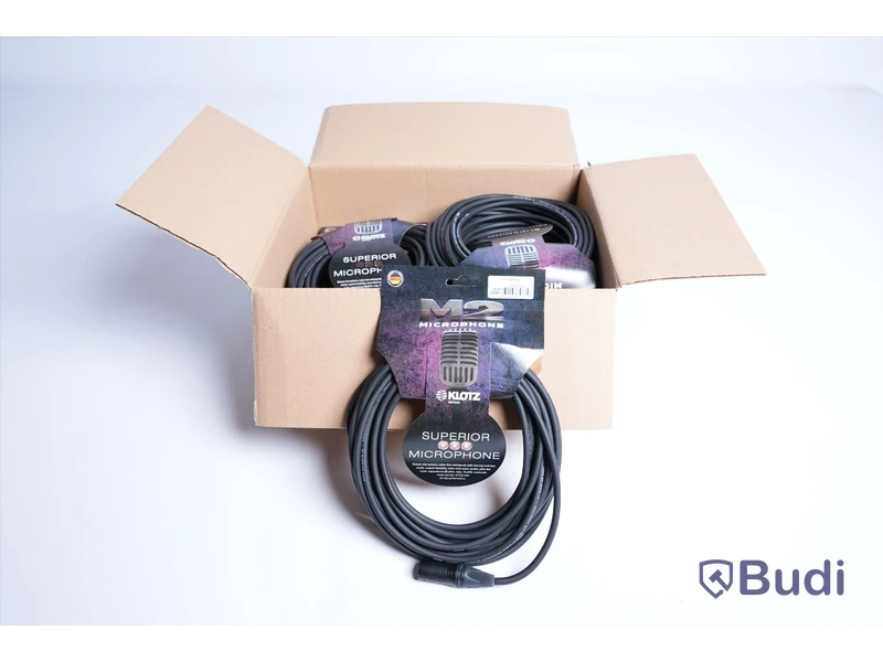 XLR Kablar - Klotz M2 Microphone Cable 10 st. Ny, Obruten förpackning.