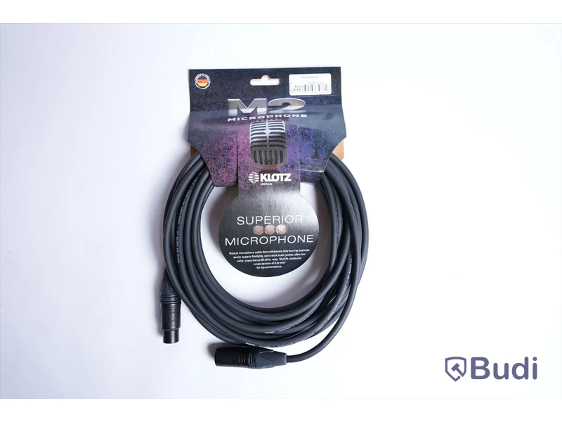 XLR Kablar - Klotz M2 Microphone Cable 10 st. Ny, Obruten förpackning.