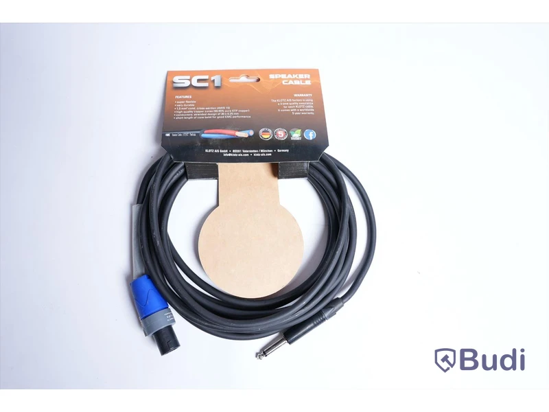 Högtalarkabel - Klotz SC1 Speaker Cable 5m 7st. Ny, Obruten förpackning.