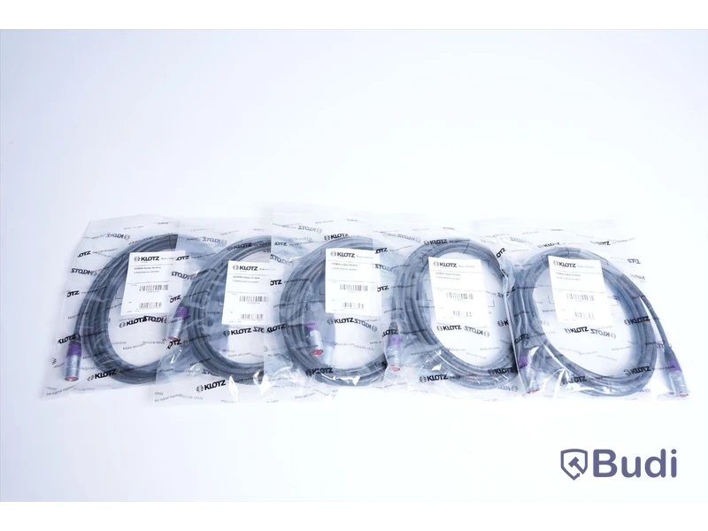 Kabel - Klotz RC5SBSW Outdoor 5m Black 5st. Ny, Obruten förpackning.