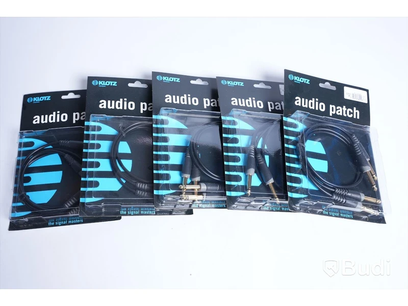 Patchkablar 5st - Klotz Audio Patch 0,6m 5st. Ny, Obruten förpackning.