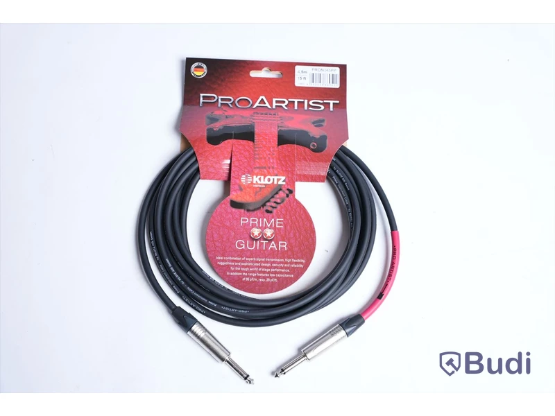 Instrumentkabel 10st - Klotz Pro Artist Instr. Cable 4,5m. Ny, Obruten förpackning.