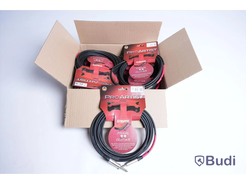 Instrumentkabel 10st - Klotz Pro Artist Instr. Cable 4,5m. Ny, Obruten förpackning.