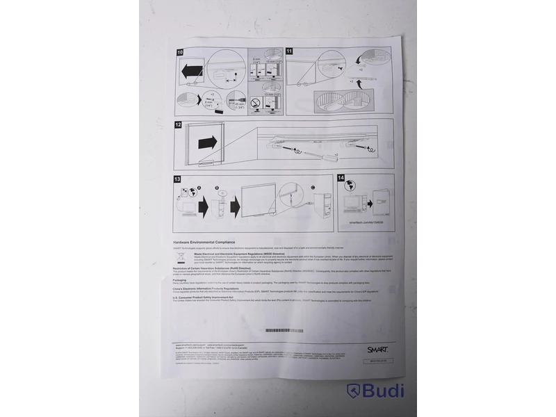 Interaktiv whiteboard - Smart Board 480, SMART, inkl. tillbehör (se bild). 161×128×13 cm