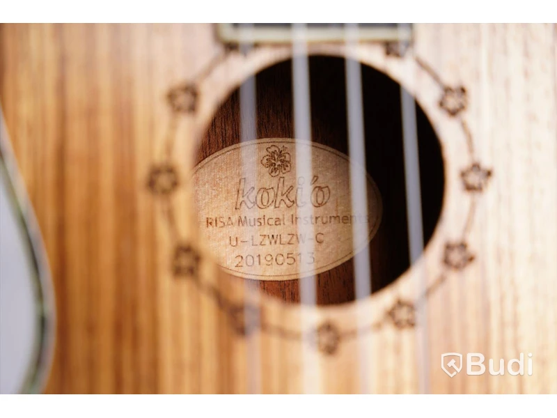 Ukulele - Kokio, Zebrawood Concert U-LZWLZW-C, inkl. soft case. Ny.
