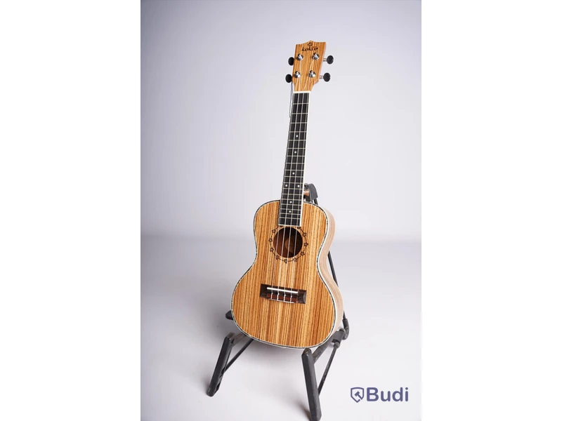 Ukulele - Kokio, Zebrawood Concert U-LZWLZW-C, inkl. soft case. Ny.