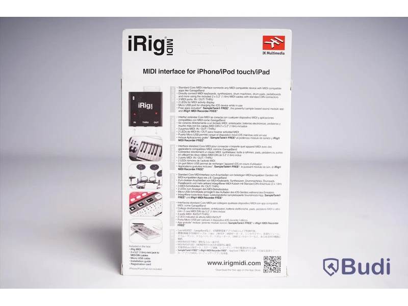 MIDI Interface - iRig MIDI. Ny, Obruten förpackning.