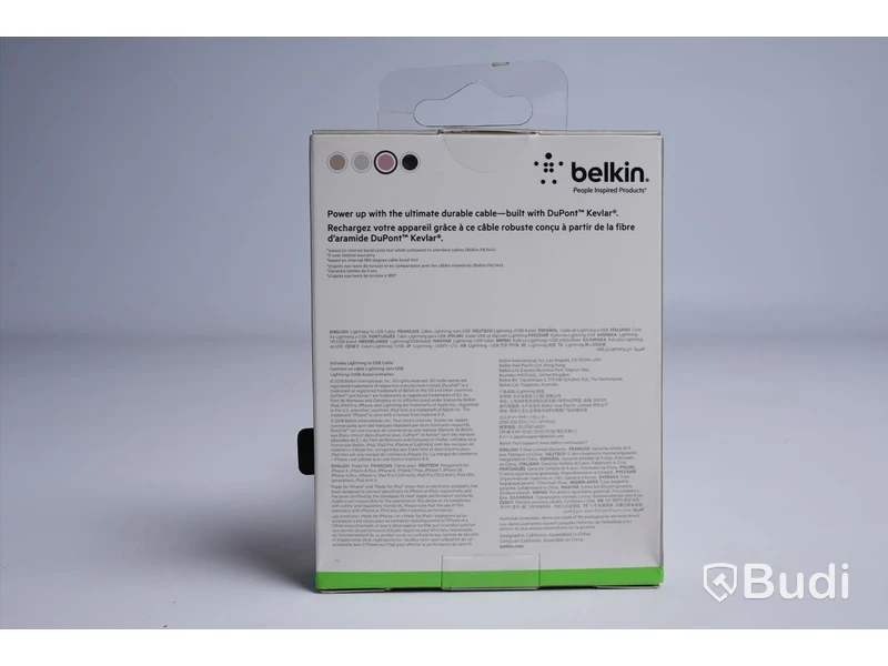 belkin mixit DuraTek, Lightning to USB cable. Ny, Obruten förpackning.