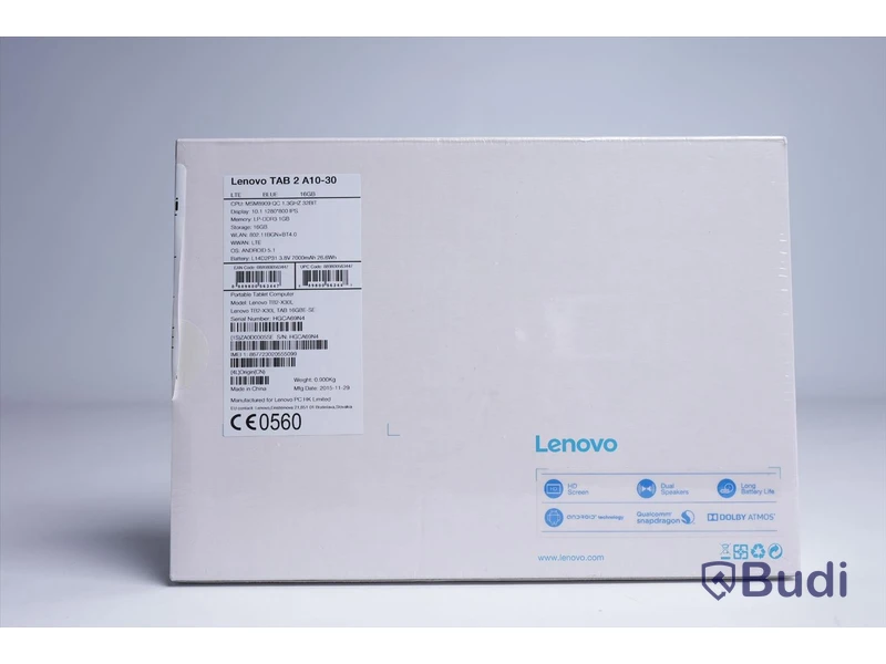 Lenovo Tab 2 A10-30, portable tablet computer. Ny, Obruten förpackning.