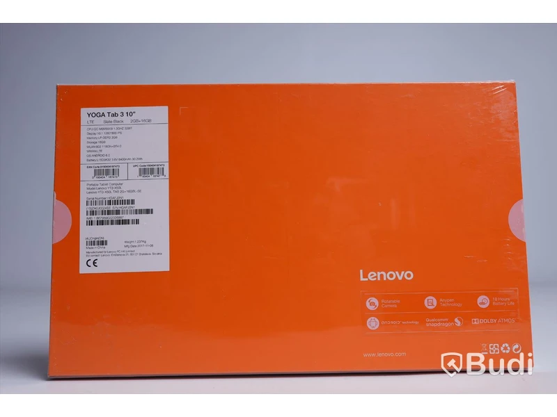 Lenovo YOGA Tab 3 10, portable tablet computer. Ny, Obruten förpackning.