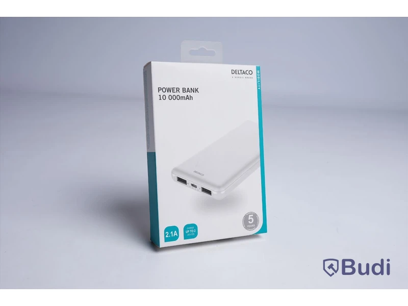 DELTACO, Mobile power bank. Ny, Obruten förpackning.