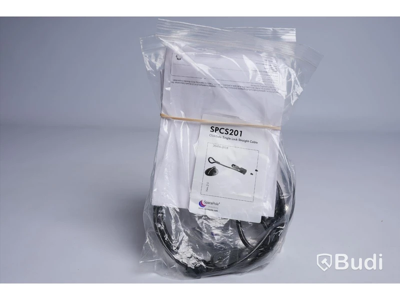 SpacePole, Clicksafe Single Lock Straight Cable.