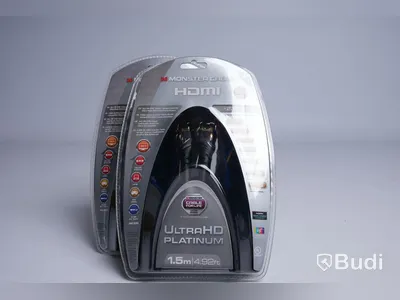 Monster Cable, HDMI UltraHD Platinum. Ny, Obruten förpackning.