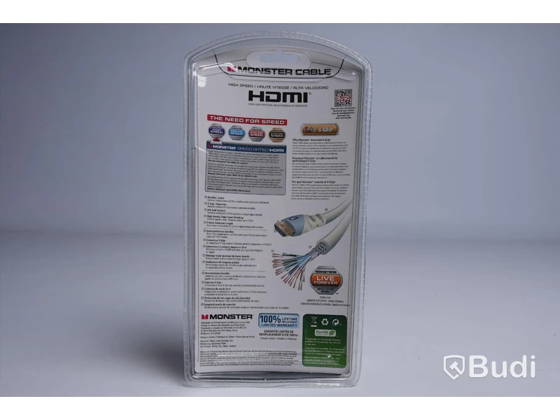Monster Cable, HDMI High Speed. Ny, Obruten förpackning.