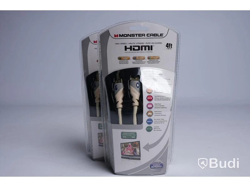 Monster Cable, HDMI High Speed. Ny, Obruten förpackning.