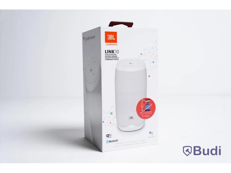 Trådlös högtalare med röstassistent - JBL Link 10.