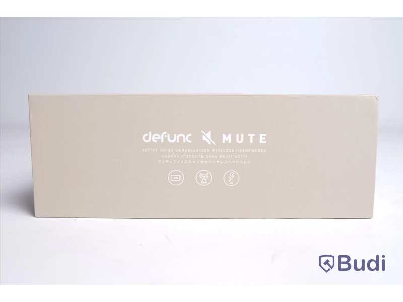 Trådlösa hörlurar - Defunc, MUTE, beige, saknar USB-sladd.