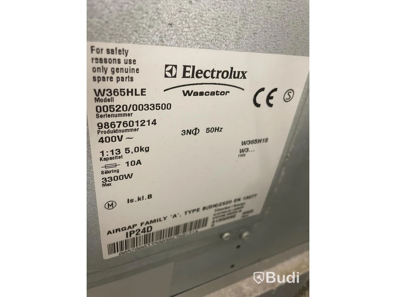 Tvättmaskin Electrolux Wascator W365H LE