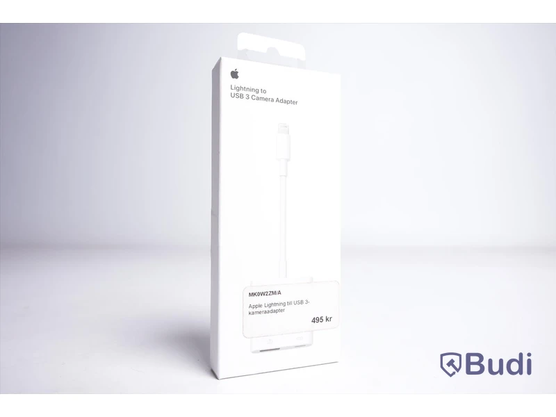 Adapter - Apple Lightning to USB-3 Camera Adapter. Ny, Obruten förpackning.