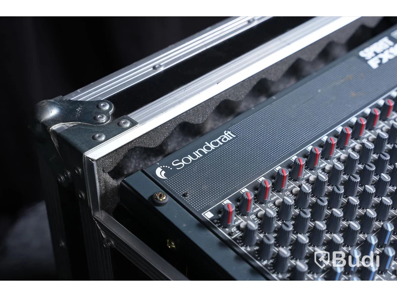 Mixerbord - Soundcraft Spirit FX16 inkl. rack case