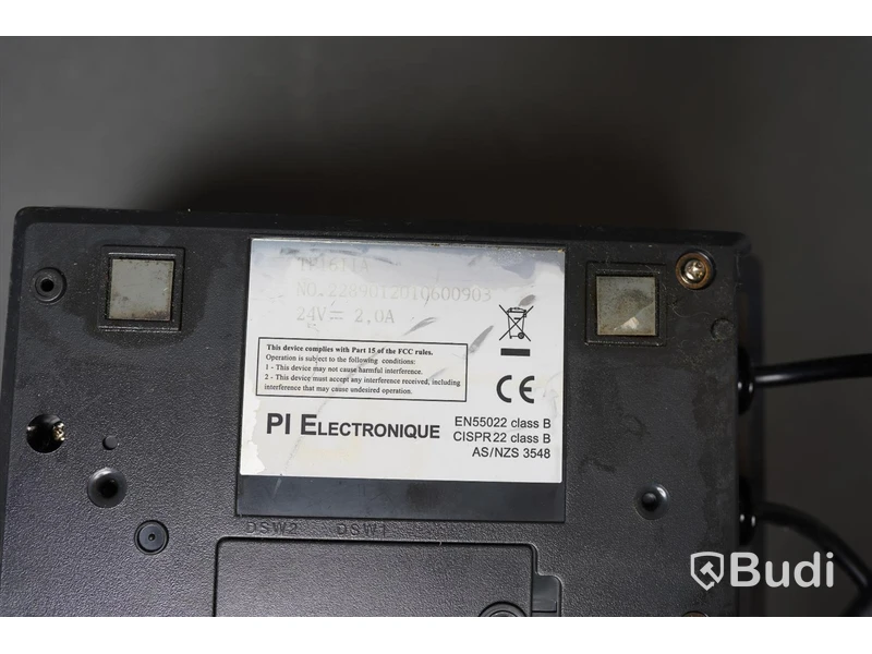 Kassasystem - PI Electronique inkl. kassalåda, kvittoskrivare, kortterminal, datormus och kontrollenhet.