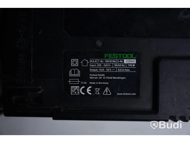 Borrhammare - FESTOOL  BHC 18 ink batteriladdare