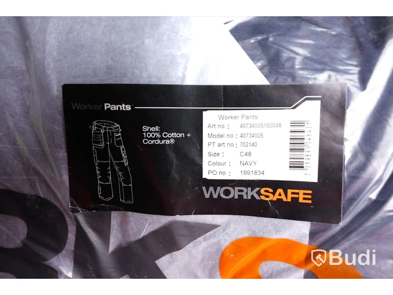Parti Arbetsbyxor - Work Safe, L. Brador, Strl C46 - C152