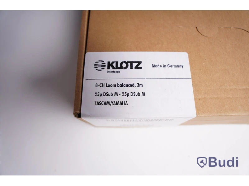 Digital in/ut Kabel - Klotz 8-Ch Loom Balanced 3m