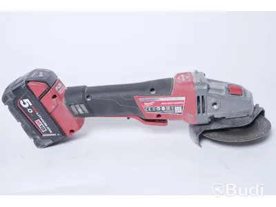 Milwaukee M18 CAG115XPDB Vinkelslip med två batteri och laddare
