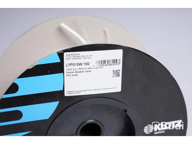Högtalarkabel - Klotz Parallel Speaker Cable PVC White, LYP015W.100