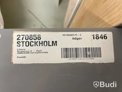 Dörrar och fönster 3 st.
