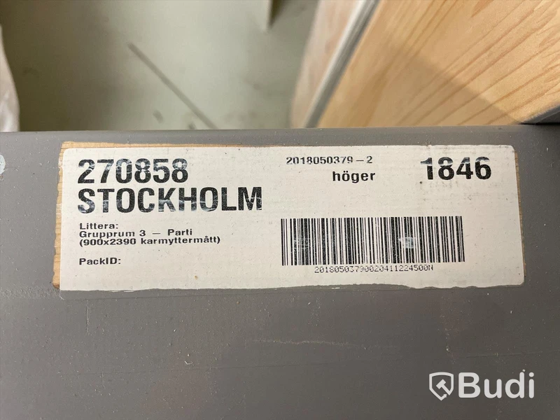 Dörrar och fönster 3 st.