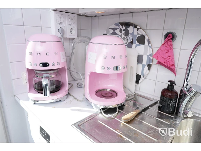 Smeg Kaffebryggare Rosa