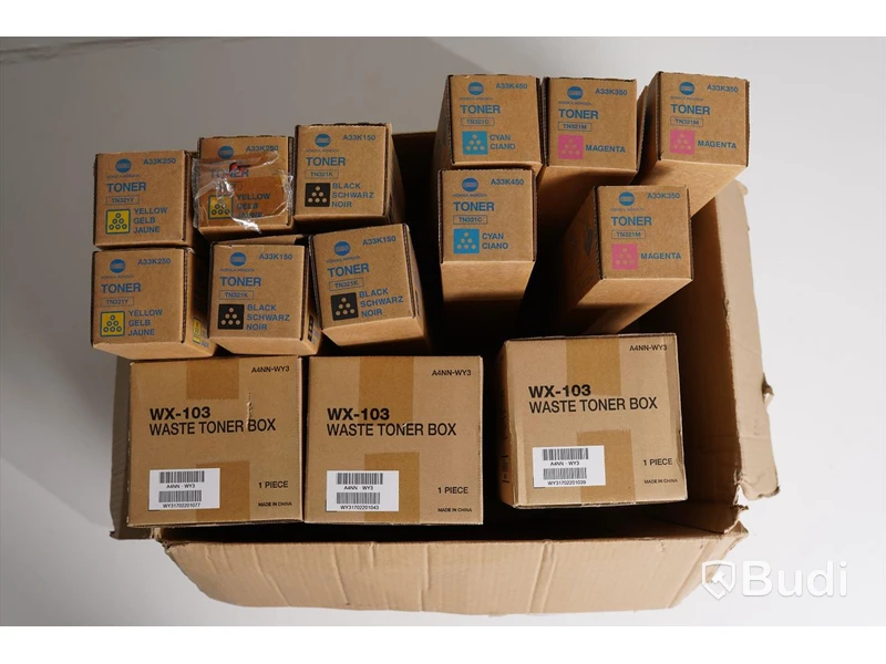 Toner 11 st. Konica Minolta + Waste toner box WX- 103, 3 st.