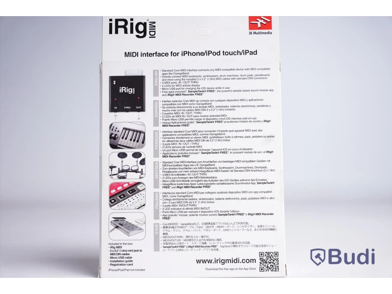 MIDI Interface - iRig MIDI. Ny, Obruten förpackning.