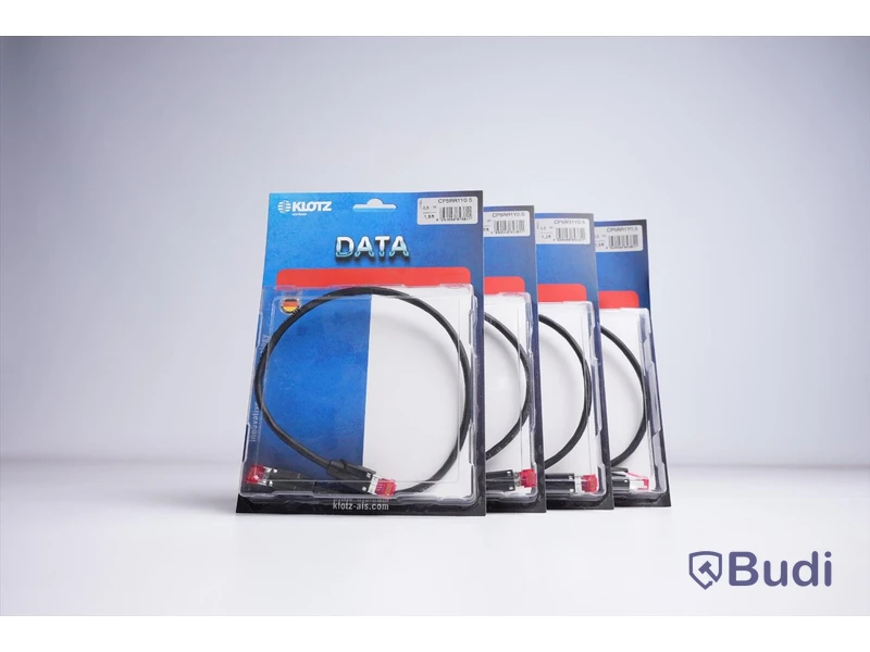 4 st. Ethernetkabel Klotz Data CP5RR1Y, 0,5 m. Ny, Obruten förpackning.