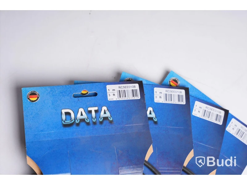 EtherConkabel 5st - Klotz Data RC5EE010B, 1 m. Ny, Obruten förpackning.
