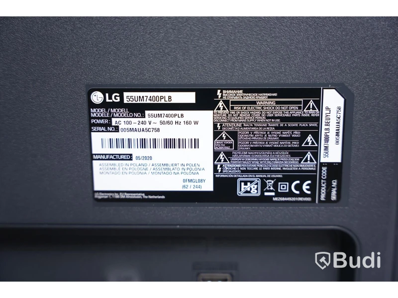 TV- LG 55UM7400PLB, 55 Tum