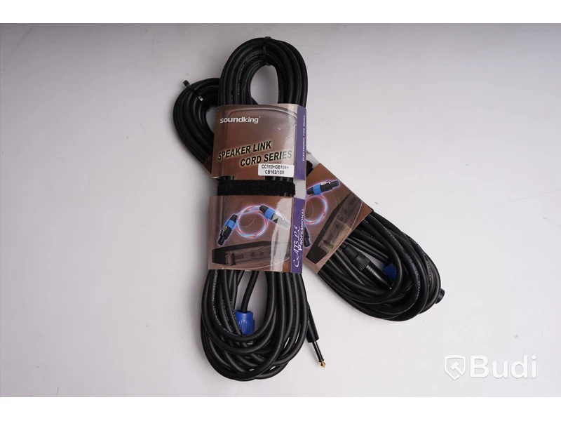 Högtalarkabel 2st - Soundking Speaker Link Cord Series. Ny, Obruten förpackning.