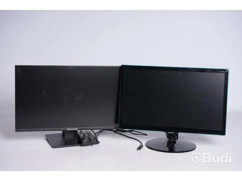 2 st Datorskärmar Voxicon P24FHD och Samsung S22D390Q