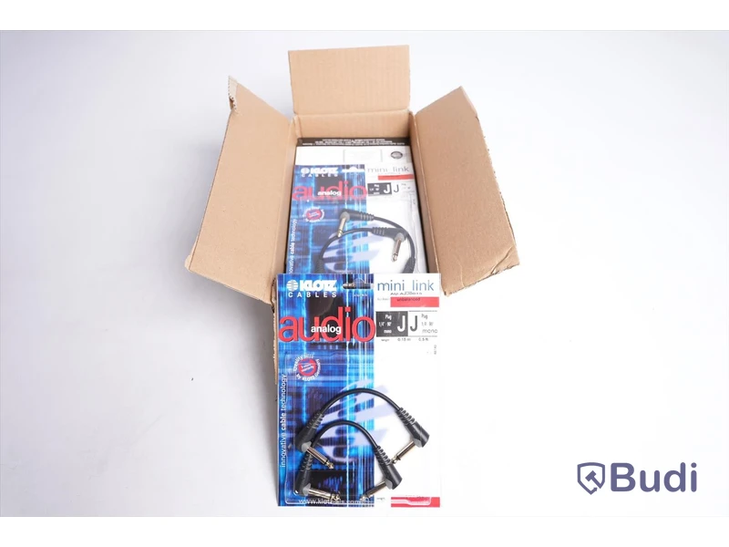 Telekabel 10st - Klotz AU-Basic Patchlead 15cm. Ny, Obruten förpackning.