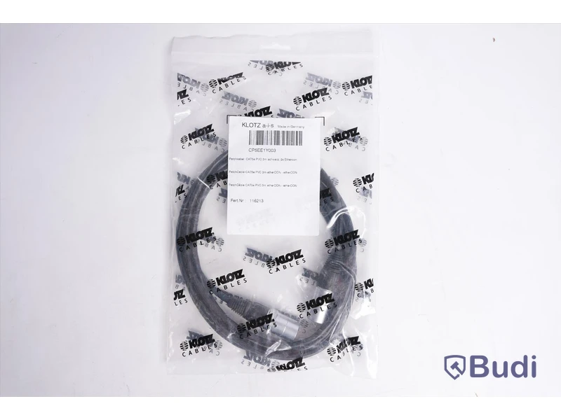 Digital Kabel 4st - Klotz CP5EE1Y003 3m. Ny, Obruten förpackning.