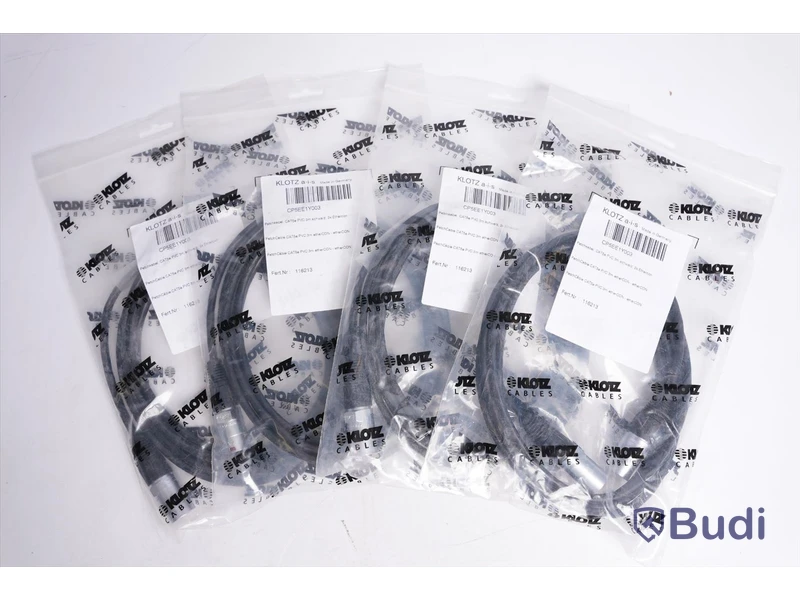 Digital Kabel 4st - Klotz CP5EE1Y003 3m. Ny, Obruten förpackning.
